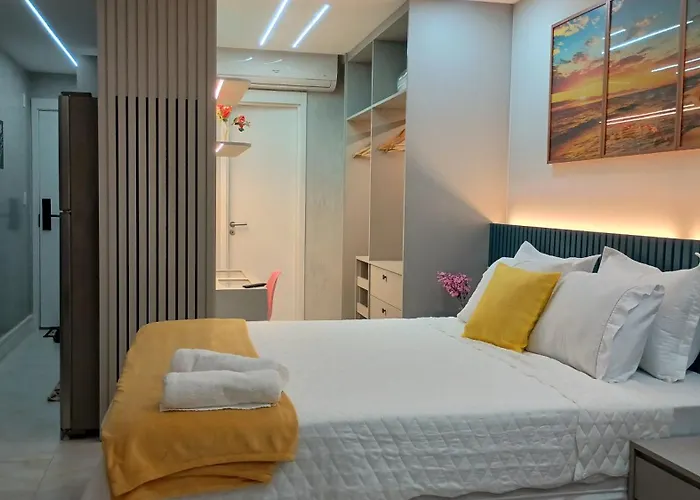 Studio Luxuoso Frente Mar